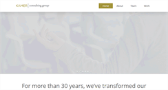Desktop Screenshot of kamergroup.com